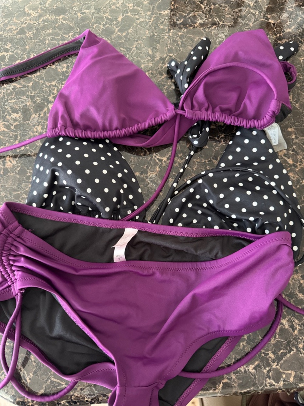 Victoria's Secret Purple Two-Piece Bikini Set